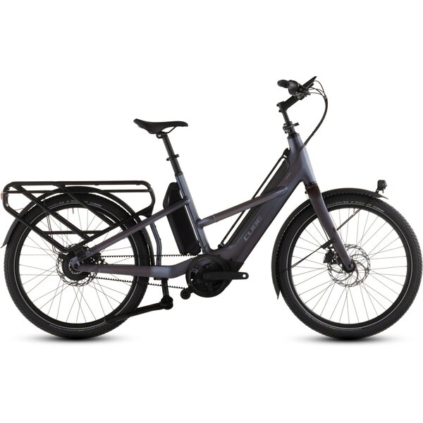Cube Cube Longtail Hybrid Electric Cargo Bike Comfort 800 Haze/Reflex Unisize