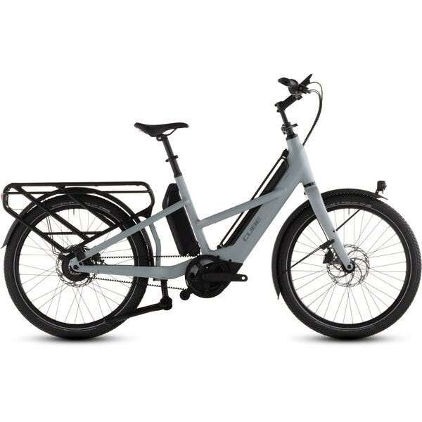 Cube Cube Longtail Hybrid Electric Cargo Bike Comfort 800 Mineralgrey/Reflex Unisize