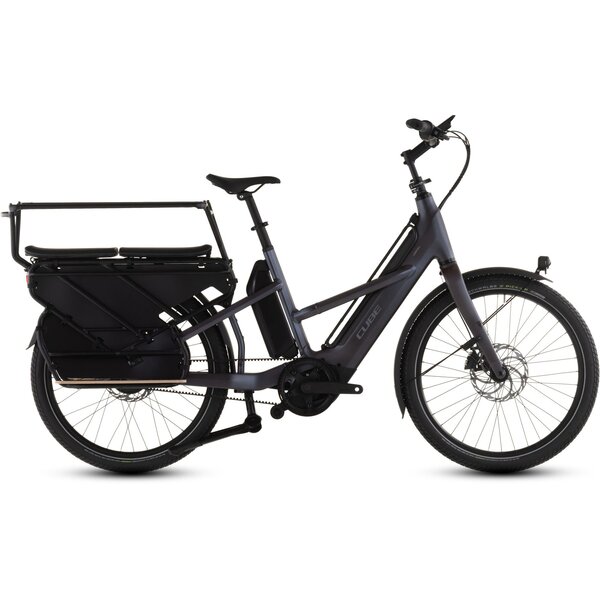 Cube Cube Longtail Hybrid Electric Cargo Bike Comfort Family 800 Haze/Reflex Unisize