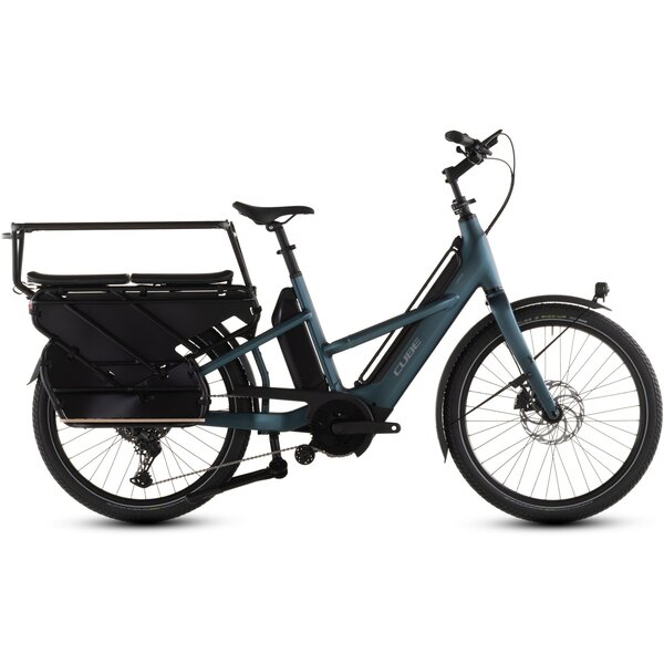Cube Cube Longtail Hybrid Electric Cargo Bike Family 800 Royalgreen/Black Unisize