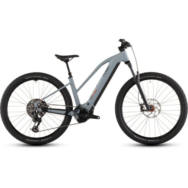 Cube Cube Reaction Hybrid Electric Mountain Bike Race 800 Vulcan/Orange T Medium 45cm (168-178cm)