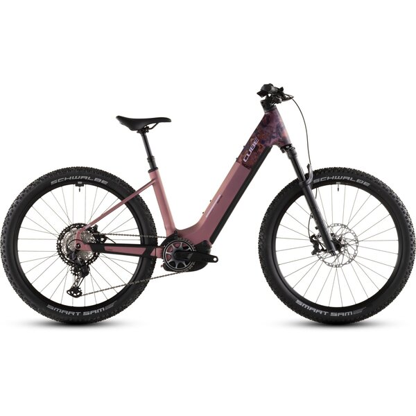 Cube Cube Reaction Hybrid Electric Mountain Bike Slx 800 Shiftblush/Art EE Small 40cm (158-168cm)