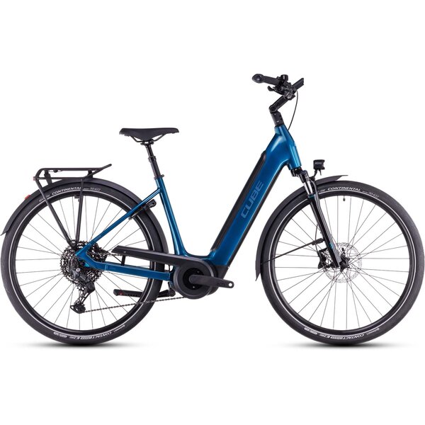 Cube Cube Supreme Hybrid Electric City Bike Pro 625 Electricblue/Blue MY25 EE Medium 54cm (169-181cm)