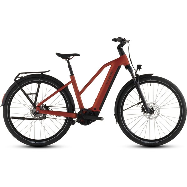 Cube Cube Touring Hybrid Comfort Slx 800 Electric City Bike Trapeze Open Frame MY26