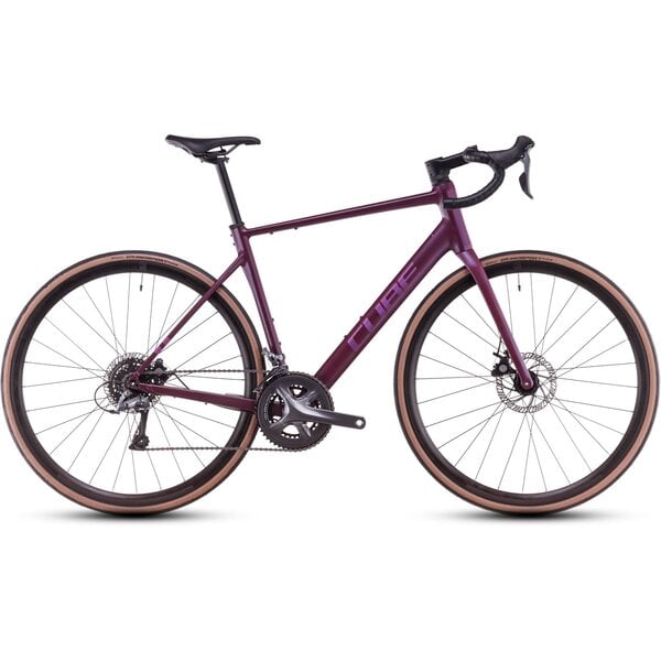 Cube Cube Attain Pro Road Bike Hyperpurple/Helio Claris MY25