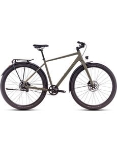 Cube Cube Hyde PRO FE Belt Drive City Bike Dustyolive/Gold MY25