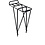 M Part Carrier M-Part Ax3 Rear Rack - Alloy, Black