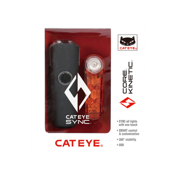 CatEye CatEye Sync Core / Sync Kinetic Bluetooth Connected Light Set both Micro-USB