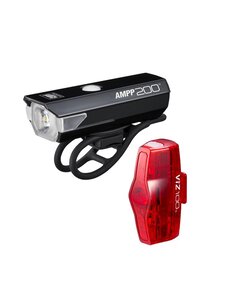 CatEye CatEye AMPP 200 Micro-USB / VIZ 100 Micro-USB Light Set MY25