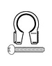 CatEye CatEye BS-5 Clamp 15.5-16.5mm