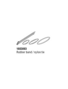CatEye CatEye Strada Slim Cycle Computer Rubber Band And Zip Tie Fitting Kit: