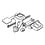 CatEye CatEye Strada Wireless Cycle Computer Fitting Kit: