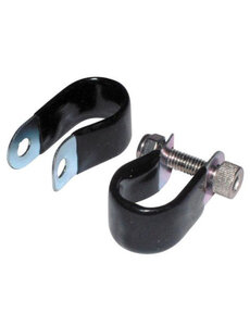 Tortec Tortec P-Clips : Black 16Mm Stay Bracket