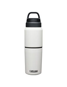 CamelBak CamelBak MultiBev SST Vacuum Stainless 500ml Bottle with 350ml Cup 2020: WHITE/WHITE 500ML