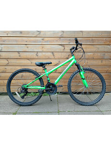  PRIVATE SALE | Second Hand | Verve Trailblaster 24" Kids Mountain Bike Colour Black/Green | PRIVATE SALE