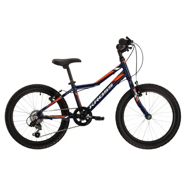 Kross Hexagon Mini 1.0 Boys Bike Navy/White/Orange  For 6 to 8 years (Height  115–135 cm)