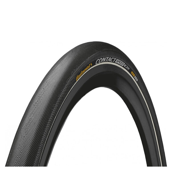 Continental Continental CONTACT Speed Reflex Tyre - Wire Bead, Black/Black Reflex