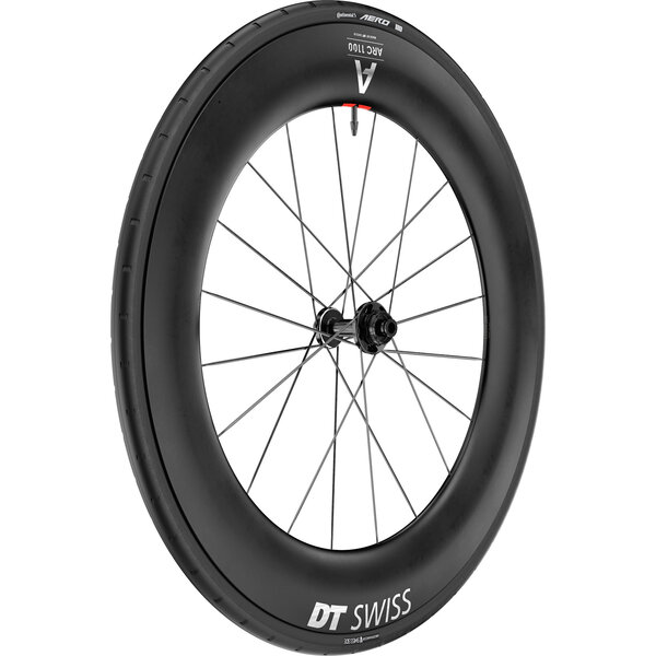 DT Swiss DT Swiss ARC 1100 Dicut disc brake WTS, carbon clincher 85 x 22 mm Rim, Front with tyre