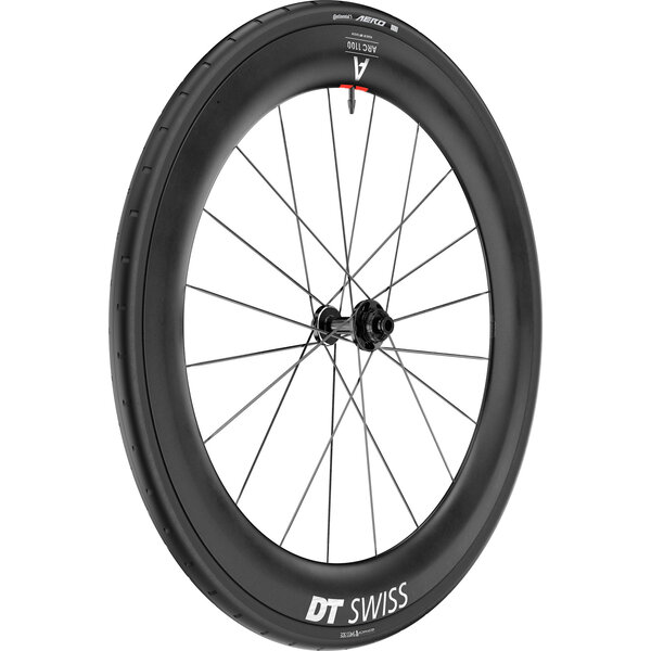 DT Swiss DT Swiss ARC 1100 Dicut disc brake WTS, carbon clincher 65 x 22 mm Rim, Front with tyre