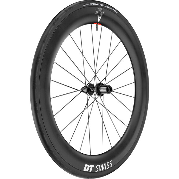 DT Swiss DT Swiss ARC 1100 Dicut disc brake WTS, carbon clincher 65 x 22 mm Rim, Rear with tyre