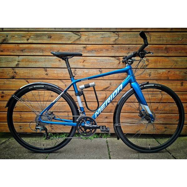 Second Hand Merida Speeder 300D Lightweight City Bike MY24 Blue/Silver Small 50cm (163-172cm) | **PRIVATE SALE**