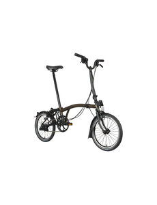 Brompton Brompton C Line 6 Speed - 50T, Folding Bike with Mudguards, Pump