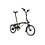 Brompton Brompton C Line 6 Speed - 50T, Folding Bike with Mudguards, Pump
