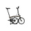 Brompton Brompton C Line 6 Speed - 50T, Folding Bike with Mudguards, Pump