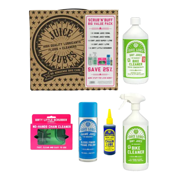 Juice Lubes Scrub and Buff Pack of Five Items