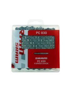  SRAM PC830 7/8spd Chain Grey (114 Links): GREY 7/8 SPEED