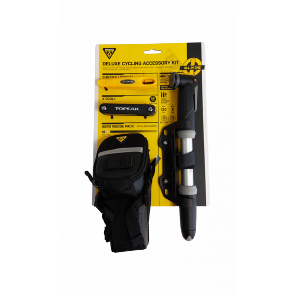 Topeak Topeak Deluxe Cycling Accessory Kit Black