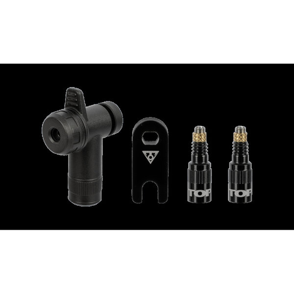 Topeak Topeak Turboflow Valve Combo W/Rapidhead