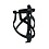 SKS SKS Dual Polycarbon Bottle Cage: BLACK