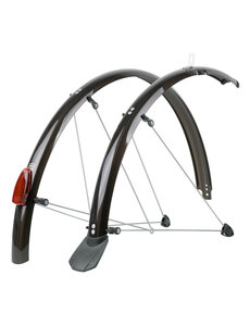 SKS SKS Chromoplastics Mudguard Set 65mm 28: BLACK 28" 65MM