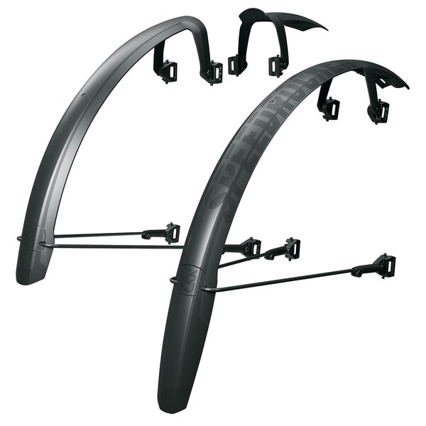 SKS SKS Speedrocker XL Mudguard Set: BLACK 52MM