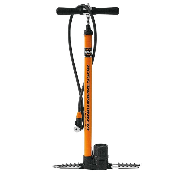 SKS SKS Rennkompressor Floor Pump: ORANGE MV HEAD