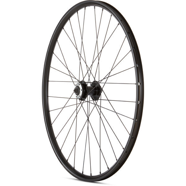 M Part Alloy 6B Front Hub Q/R 100 MM / 27.5" DW Disc Rim (584) / DT Swiss Plain Gauge 32 Spokes / Black Wheel