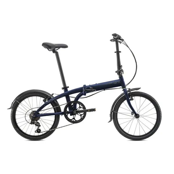 TERN Tern Link B7 Folding Bike Gloss Midnight/Grey (Blue)