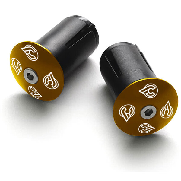 Cinelli Cinelli Bar End Expander Plugs Anodised + Expander Gold