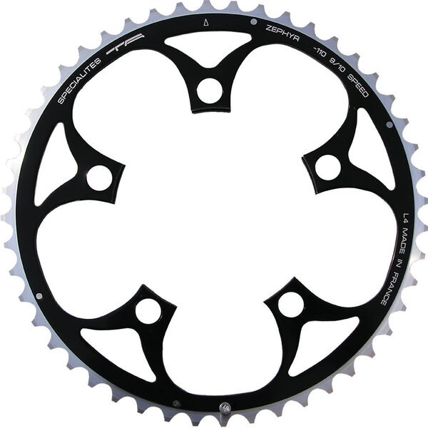 110pcd Chainring Zephyr 9/10X 5-Arm Middle/Outer Black