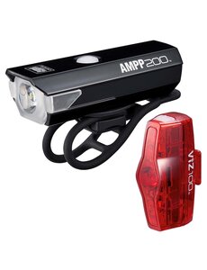 CatEye CatEye AMPP 200 Micro-USB / VIZ 100 Micro-USB Light Set MY25