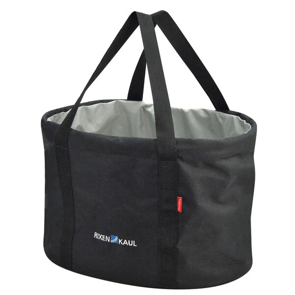 Basket Handlebar Bag: Black Rixen-kaul Shopper Pro 24L. Maximum load: 7kg