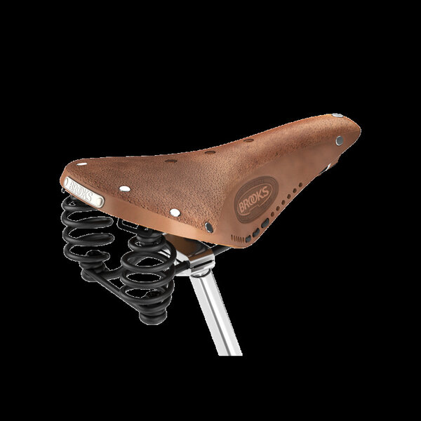 Brooks Brooks Flyer Softened Mens Touring Saddle Tan 175mm