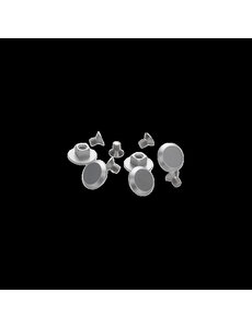 Brooks Brooks Stud and Bolt Silver BYB484 (5pk) Saddle Spare