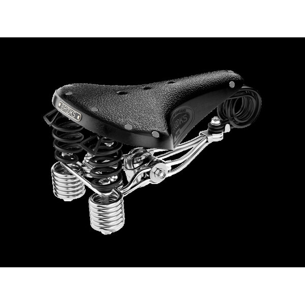 Brooks Brooks B135 with Clamp Mens Leisure Saddle Black