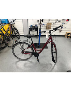  Ex-Demo Ridgeback Avenida 7 Speed Nexus Womens City Bike, Cherry Red 17'' Medium