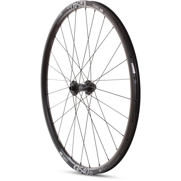 M Part M Part Gravel Front Wheel DT 370 CL Hub TA 100x12mm  G 540 Rim TLR black 650B