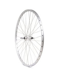 M Part M Part Hybrid Rear Solid Axle Screw On Wheel silver 700c