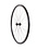 M Part M Part Road Front Wheel Shimano Tiagra CL Hub TA 100x12mm Cyclone Rim black 700c