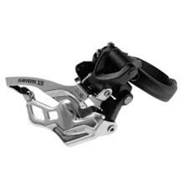 FRONT MECH SRAM X5 3X10 HIGH CLAMP 31.8/34.9 BOTTOM PULL BLACK